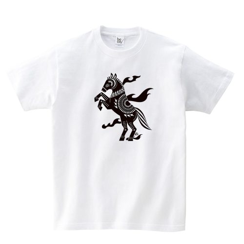 Tシャツ:馬と太陽/小石川ユキ